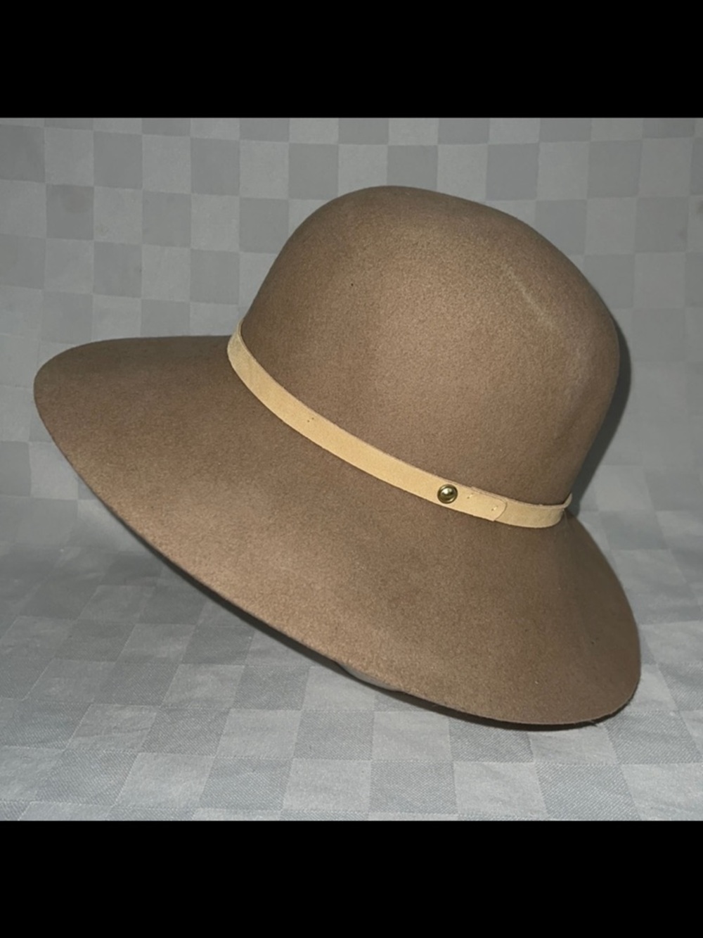 Sz M Rag & Bone Tan Wool Hat
